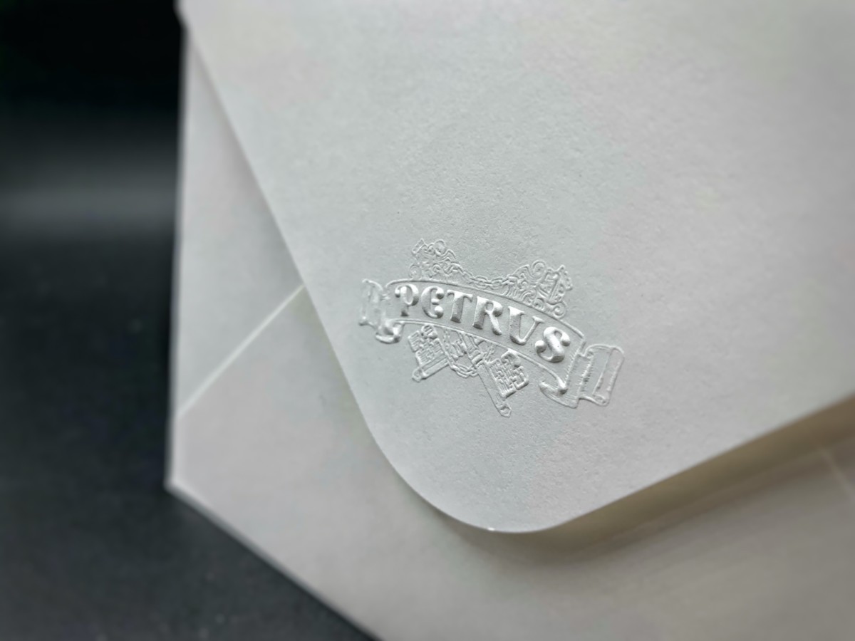 Enveloppe blanche voeux mariage prestige 110x220 mm 135g DL