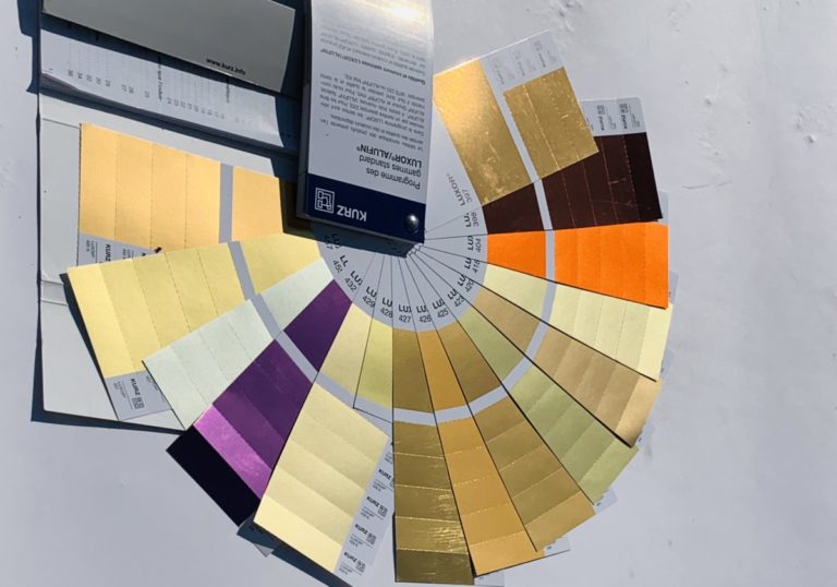 Lire la suite à propos de l’article Catalogue de dorures à chaud haut en couleurs