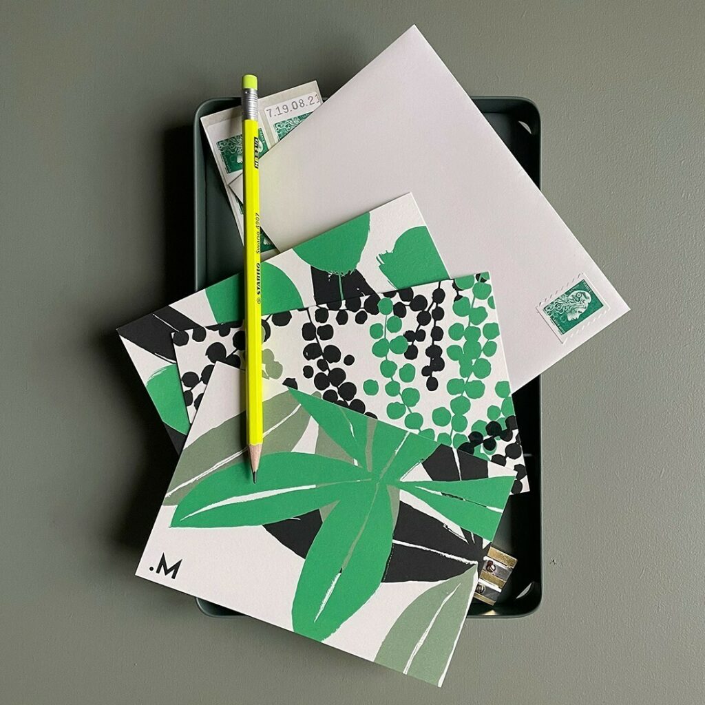 Cartes postales de créatrices thème feuillages – Munken pure 300g