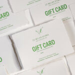 Bon cadeau raffiné pour hotel restaurant SPA en Letterpress