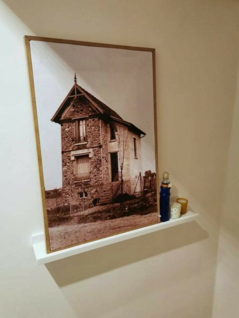 Cadre décoratif en bois avec impression sur tissu tendu 60x40cm
