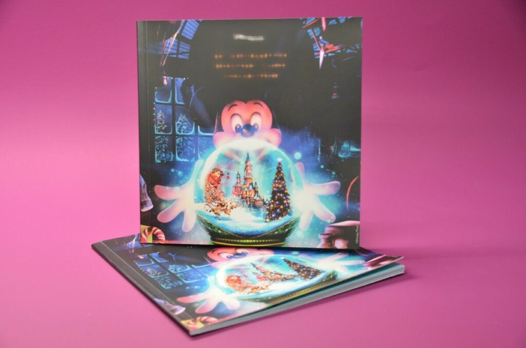 Livre photo parc d’attractions –  Reliure Dos Carré collé – Couverture Bodonienne – Pelliculage Mat