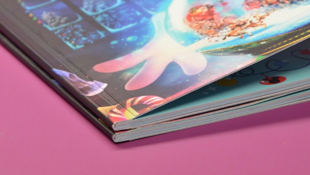 Livre photo parc d’attractions –  Reliure Dos Carré collé – Couverture Bodonienne – Pelliculage Mat
