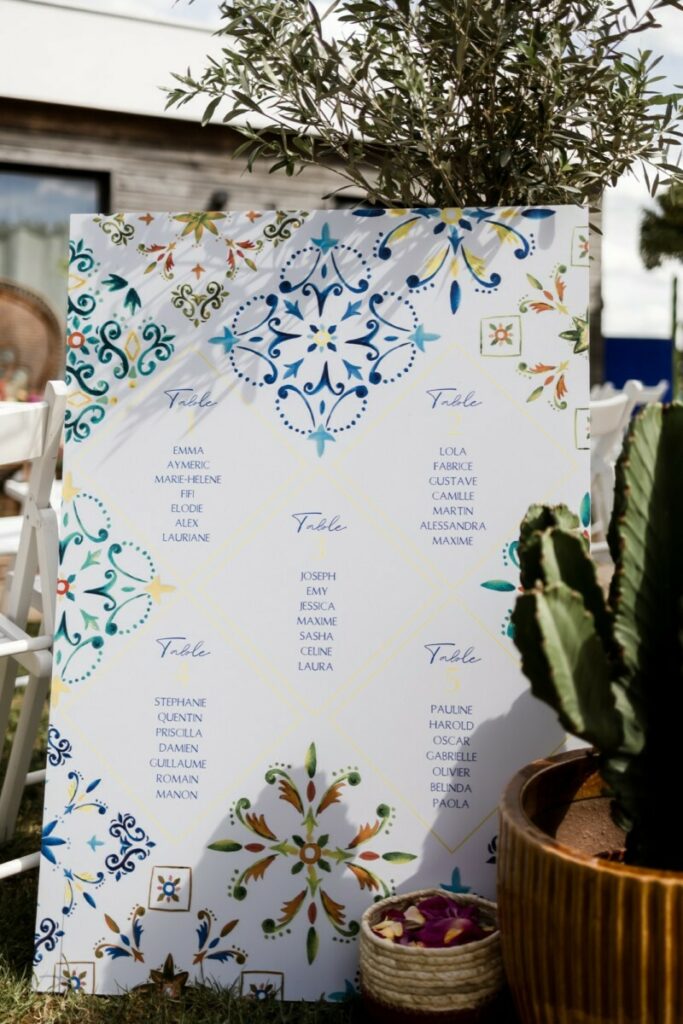 Papeterie de Mariage Thème Azulejos – Olin Regular 300gr/m2