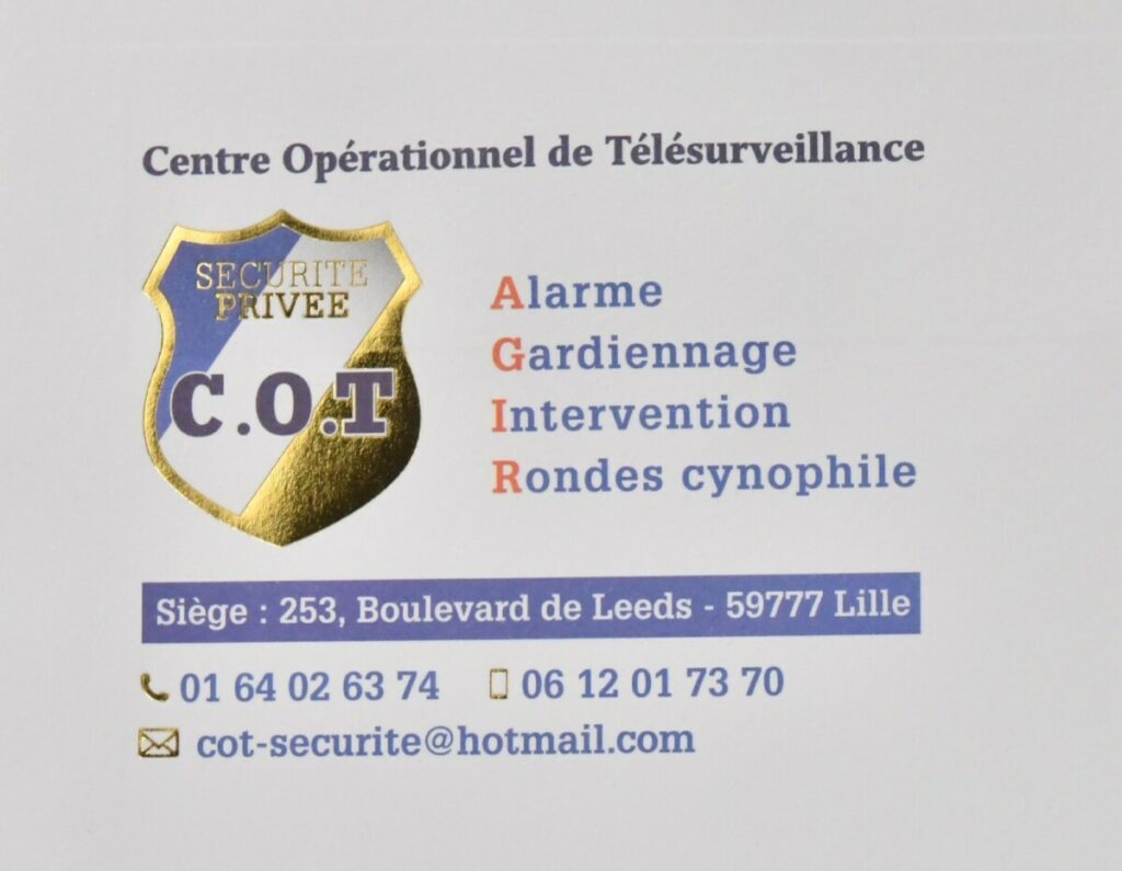 Papeterie pour société de surveillance – Enveloppes à fenêtre C4 et C5 – Impression Quadri et marquage à chaud or brillant précis