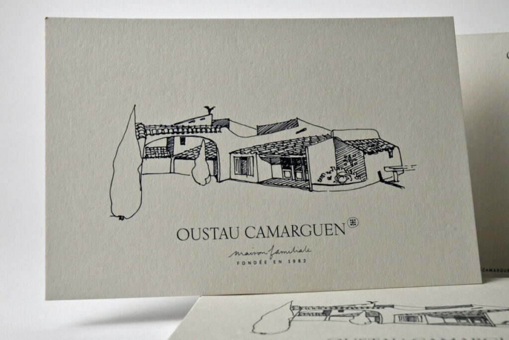 Cartes postales pour maison d’hôte – Colorplan Mist 350g – Impression numérique