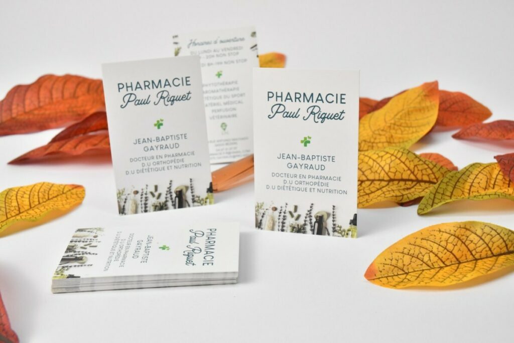 Carte de visite pharmacie – Couche mat 350g