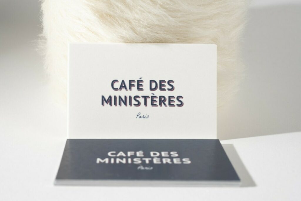Cartes de visite pour café parisien – olin regular ultimate white 400g
