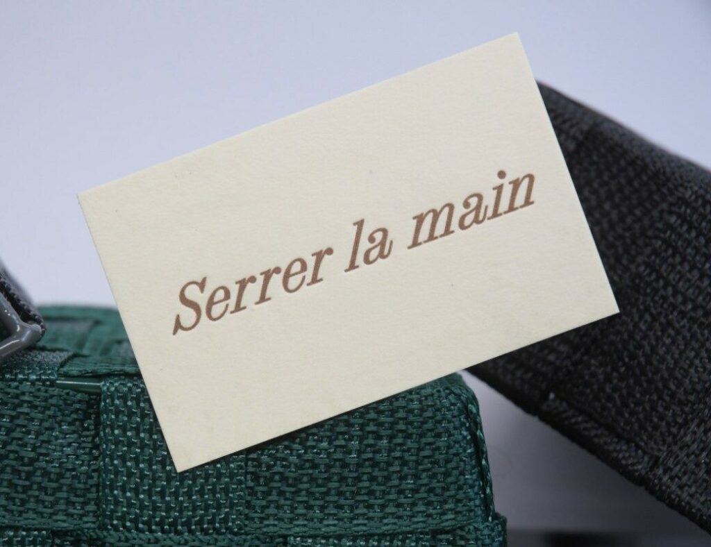 Cartes de visite en impression Letterpress Marron recto verso et contre collage 540g – Colorplan Natural
