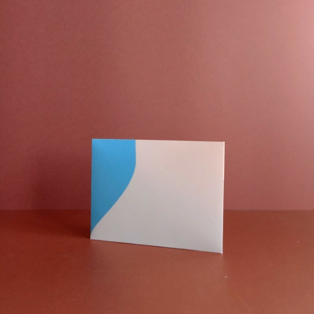 Cartes postales pochettes en découpées en forme de pigeon
