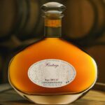 Etiquette ovale sur mesure pour bouteille de calvados prestige cuvée Heritage